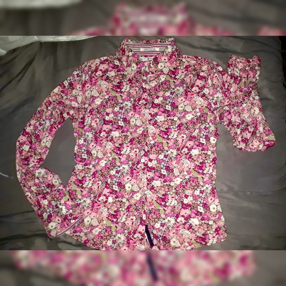 TOMMY HILFIGER Women's Floral Button Down Shirt